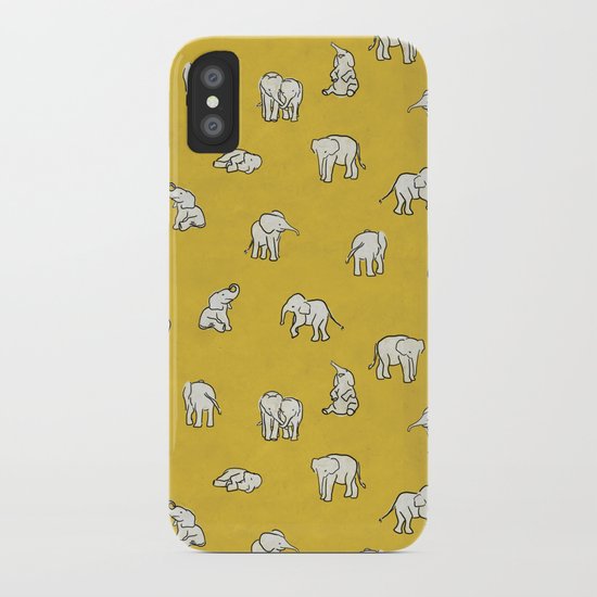 indian baby elephants iPhone Case