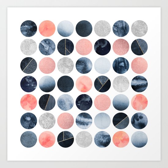 Pretty Dots Art Print