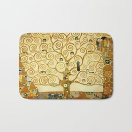 Gustav Klimt The Tree Of Life Bath Mat