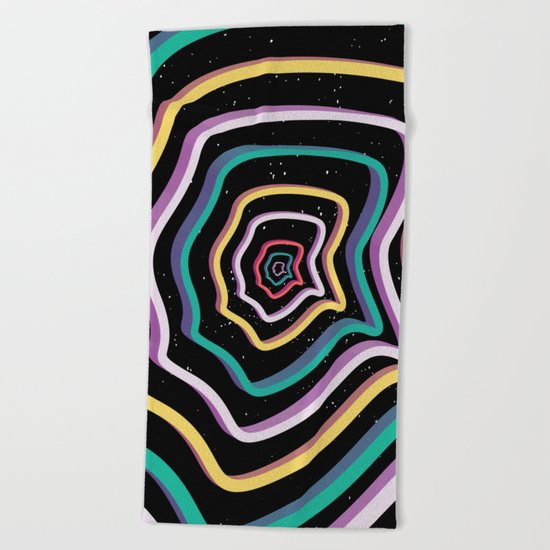 World Trip Beach Towel