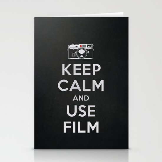 Keep Calm And Use Film Stationery Cards