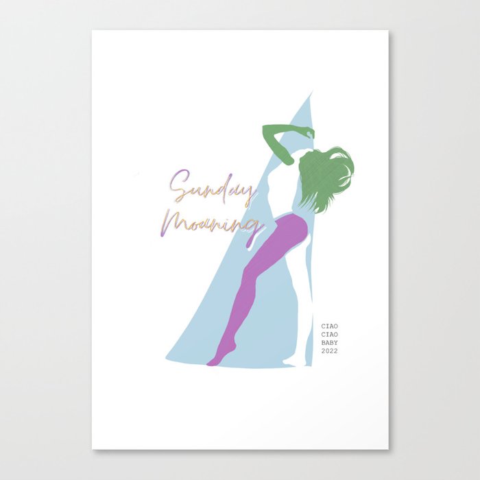 Sunday Moaning Canvas Print