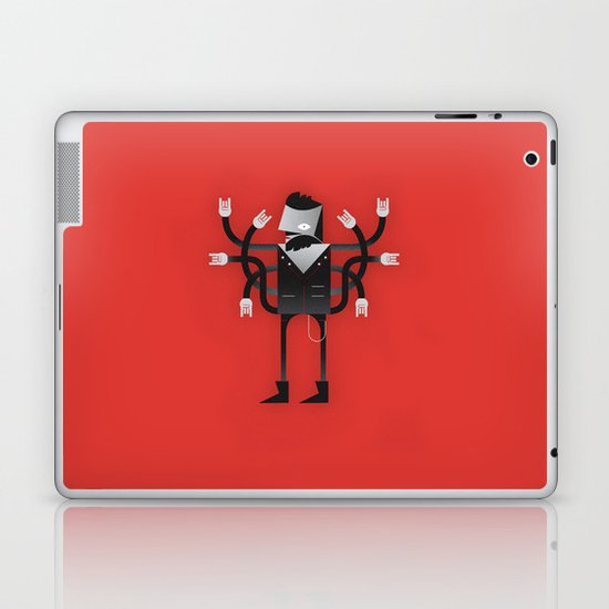 Back to Metal Business Laptop & iPad Skin
