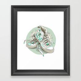 In my shoes Framed Art Print