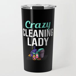 Housekeeping Cleaning Housekeeper Housewife Travel Mug