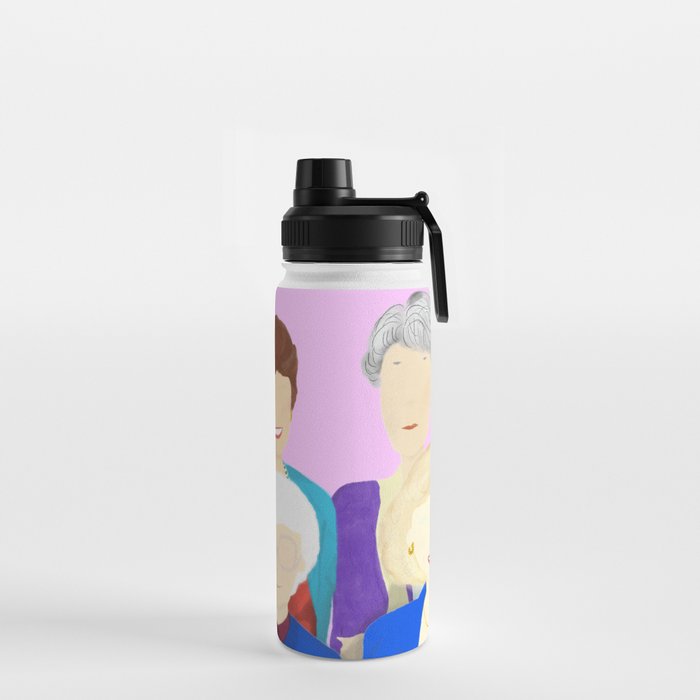 Golden Girls, Thank You For Being A Friend Water Bottle by Kevin Wolfe