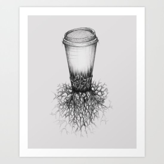 Coffee Art Print