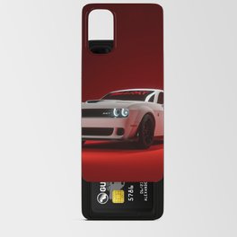 Challenger SRT Demon Hellcat American Muscle Car Classic automobile transporation color photograph / photography vintage poster posters Android Card Case