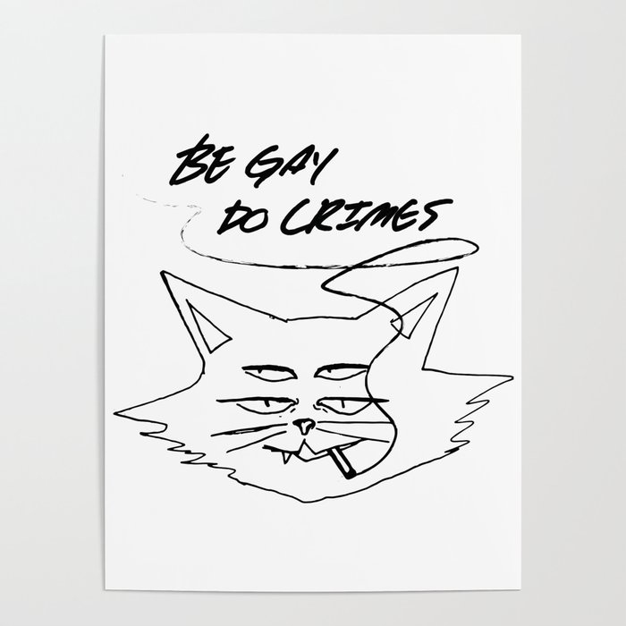 Be Gay Do Crimes Poster