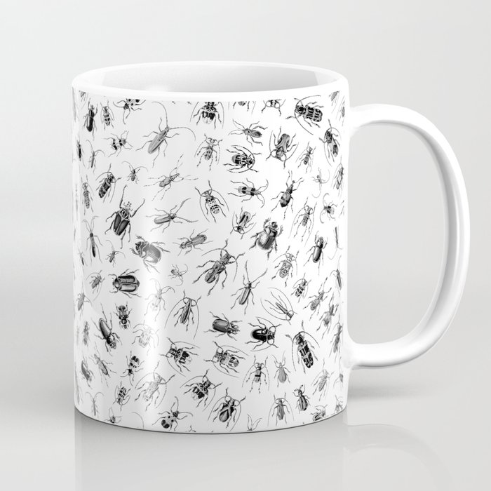 Beetlemania II B&W Coffee Mug