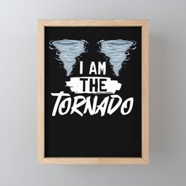 Tornado Twister Storm Chasing Meteorologist Framed Mini Art Print