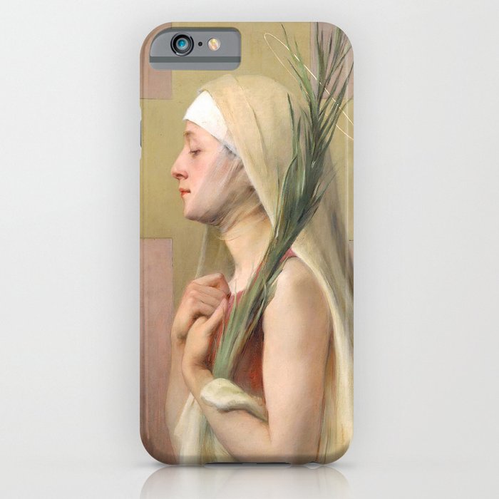 Saint Thecla Catholic Religious Art iPhone Case