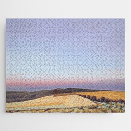 Moon Over Rolling Hills Jigsaw Puzzle
