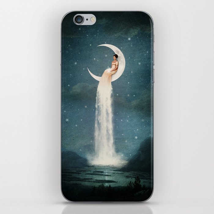 Moon River Lady iPhone Skin