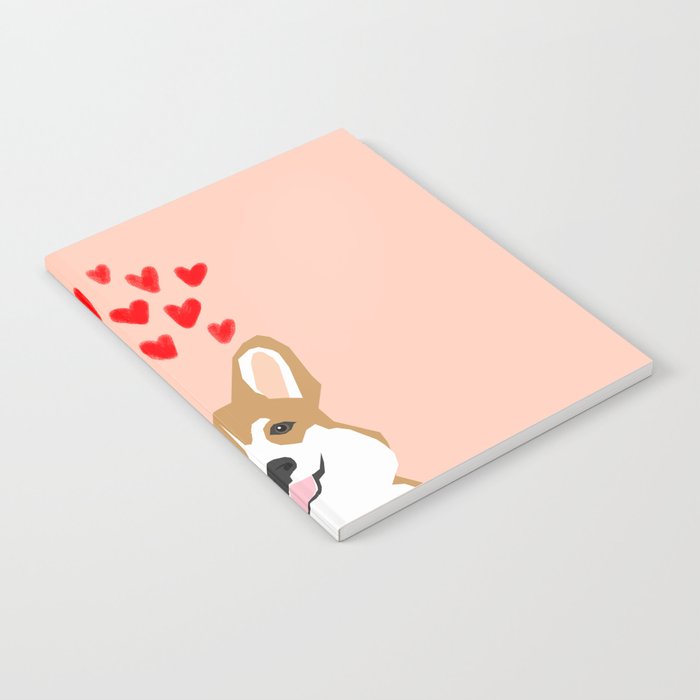 Valentines - Love Corgi  Notebook