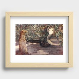 Cobra and Mongoose Recessed Framed Print