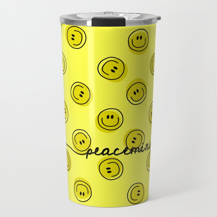 PMO Yellow Happiness Travel Mug