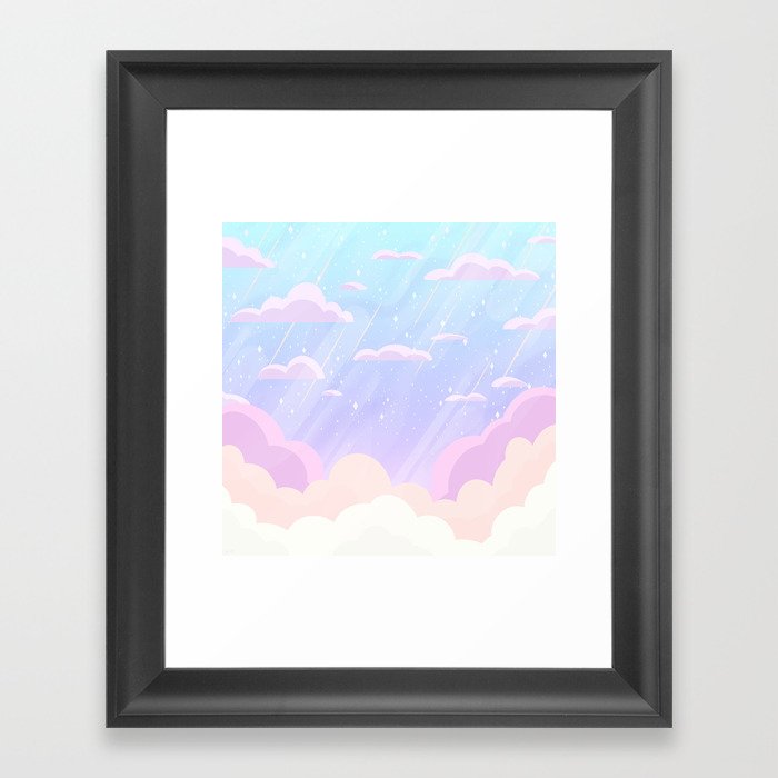 Pastel Heaven Framed Art Print