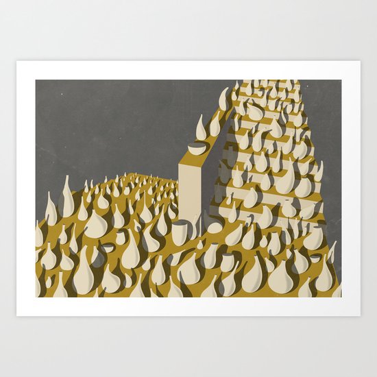 A weird dream (revisited) Art Print