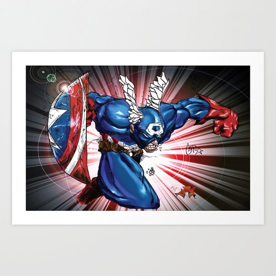 Captain.... Art Print