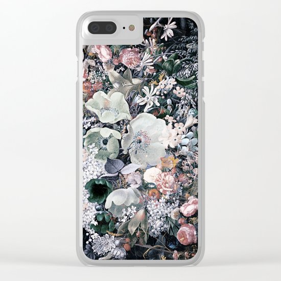 Bohemian Botanic Overdose Clear iPhone Case