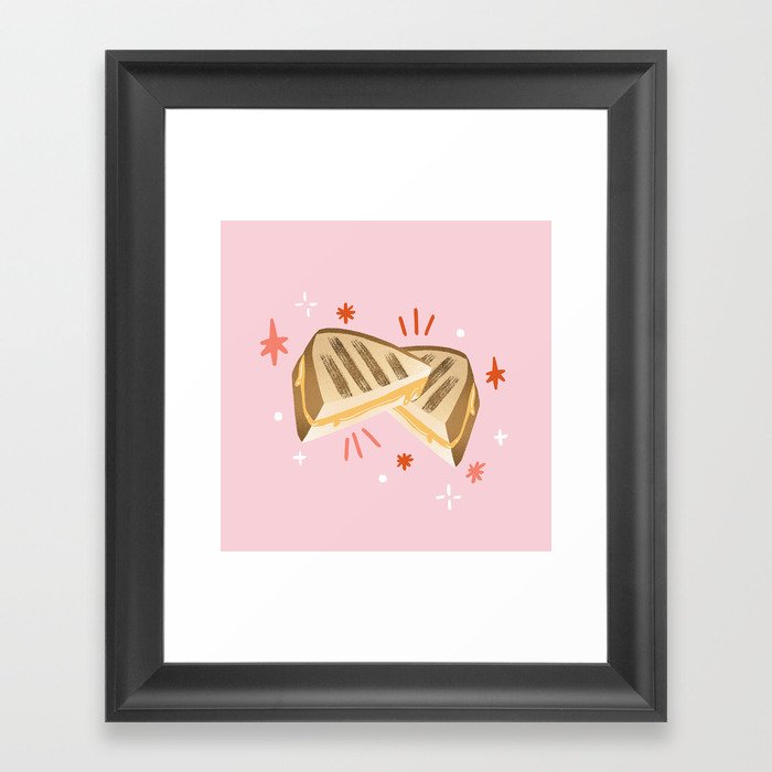 Grilled Cheese Framed Art Print
