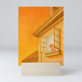 Wildfire Orange Mini Art Print