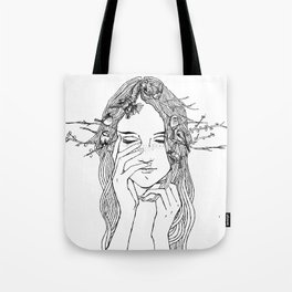 close your eyes, then you will see Tote Bag