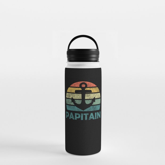 Papitain Fathers Day Best Dad Anchor Water Bottle