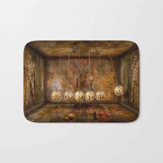 Zeituhr ! Bath Mat