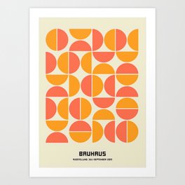 Bauhaus Ausstellung Vintage Poster Art Print