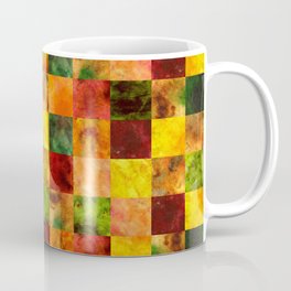 Autumn Leaves Digital Quilt Coffee Mug