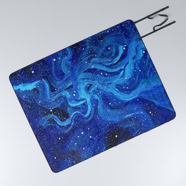 Galaxy Painting Acrylic Galaxy Art Picnic Blanket