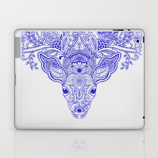 Little Blue Deer Laptop & iPad Skin