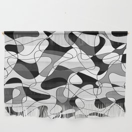 Abstract pattern - gray. Wall Hanging