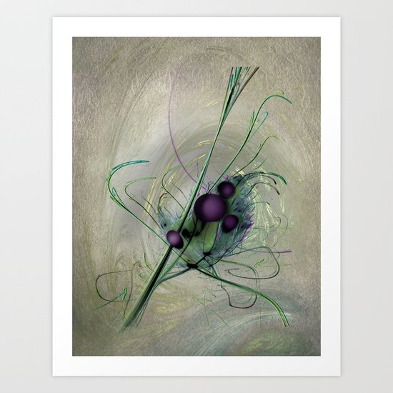 Grass Impression Art Print