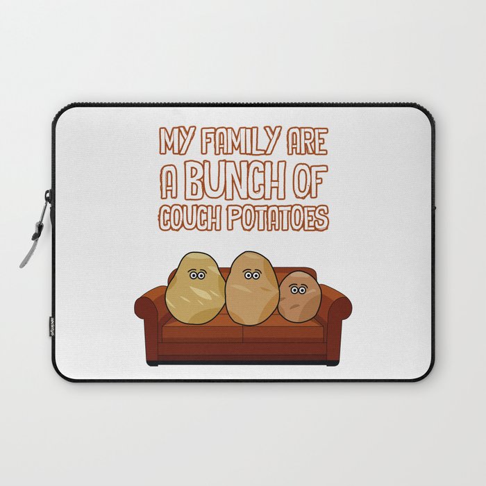 Couch Potatoes Laptop Sleeve