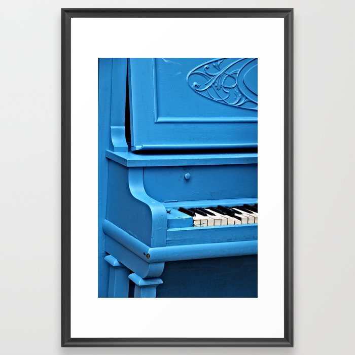 Piano Blues Framed Art Print