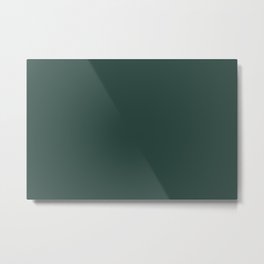 Dark Green Solid Color Pairs Benjamin Moore Hunter Green 2041-10 - Trending Color 2019 Metal Print | Greentones, Graphicdesign, Graphic Design, Minimalist, Illustration, Simple, Colors, Huntergreen, Green, Earthytones 