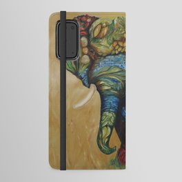 Happy Flower Elephant Android Wallet Case