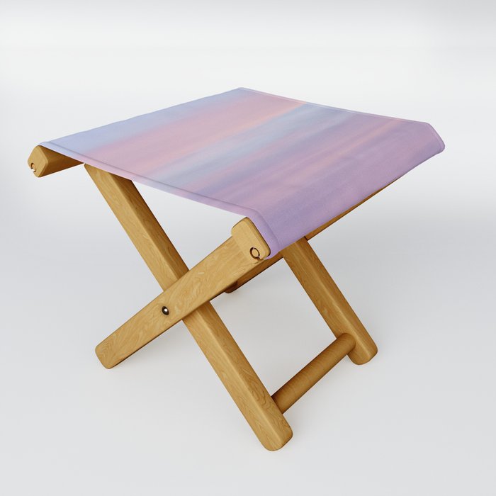 Soft Sky Dream #1 #wall #art #society6 Folding Stool