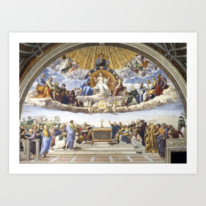 Disputation of the Holy Sacrament Art Print