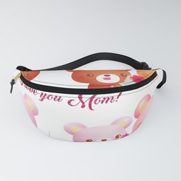 Mother's Day Carnations Fanny Pack