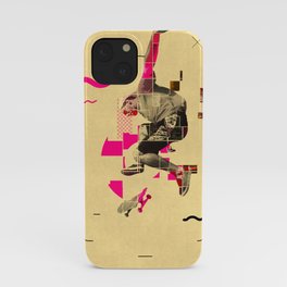 Skateboarding Glitch iPhone Case