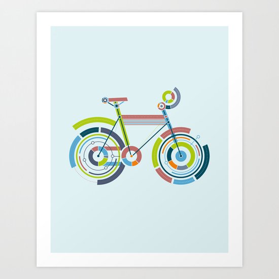 Bicyrcle Art Print