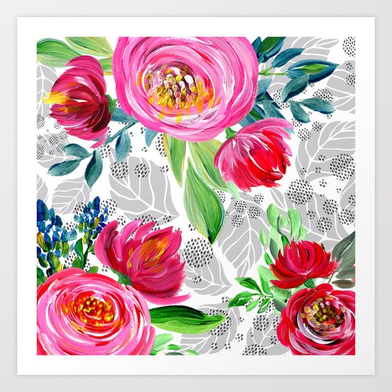 Spring flowering Art Print