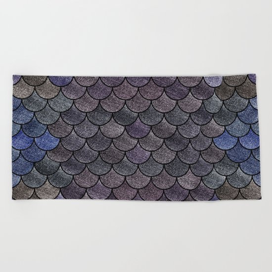 Lovely Pattern II(Glitter Version) Beach Towel