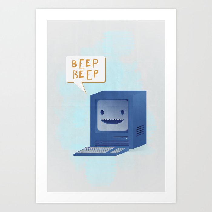 Beep Beep Art Print