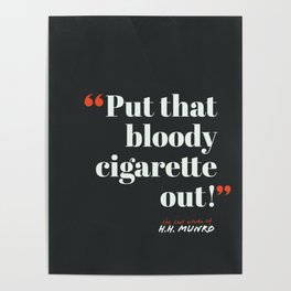 That Bloody Cigarette Poster
