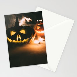 Pumpkin With Smoke Stationery Card
